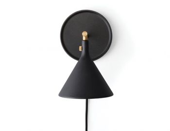 Cast Sconce Wall Lamp Black for Menu image