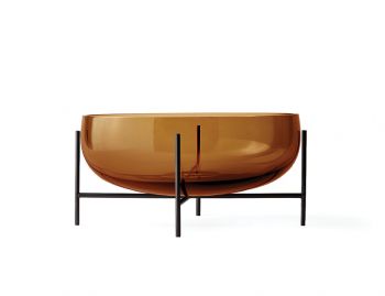 Echasse Bowl Amber by Theresa Rand for Menu image