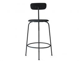 Counter Stool Upholstered Black 1