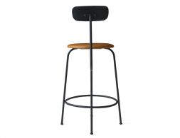 Counter Stool Upholstered Cognac1