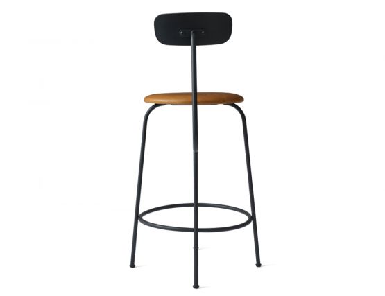 Counter Stool Upholstered Cognac1