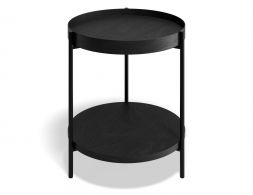 P 2 Layer Sidetable Black