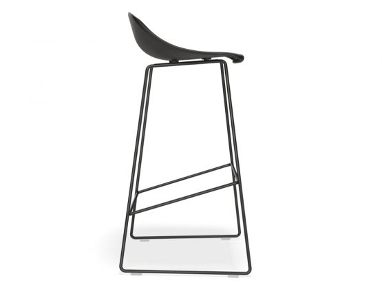  Pop Stool Black Metal Frame