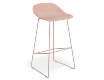 Pop Stool Soft Pink Frame and Soft Pink Shell Seat by Bent Design  image