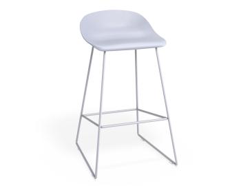 Pop Stool Powder Blue Frame and Powder Blue Shell Seat by Bent Design  image