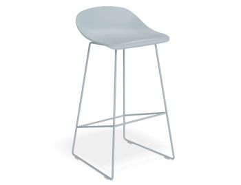 Pop Stool Powder Blue Frame and Powder Blue Shell Seat by Bent Design  image