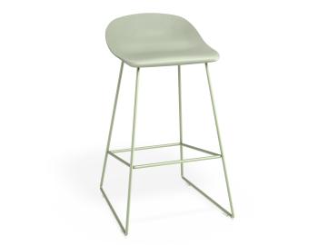 Pop Stool Dusty Green Frame and Dusty Green Shell Seat by Bent Design  image