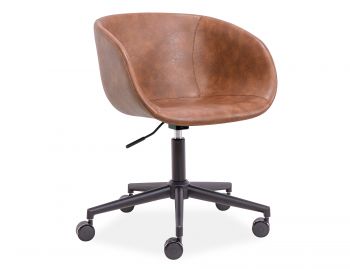 Andorra Office Tub Chair Tan Vintage Seat by Bent Design image