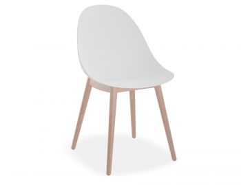 Pebble Chair White Shell Seat by Bent Design image