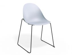 P 1 Pebble Chair Palebluev3seat Sledblack