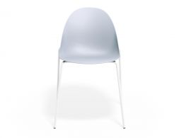 P 4 Pebble Chair Palebluev3seat 4postwhite