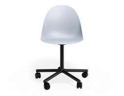 P 4 Pebble Chair Palebluev3seat Swivelcastors