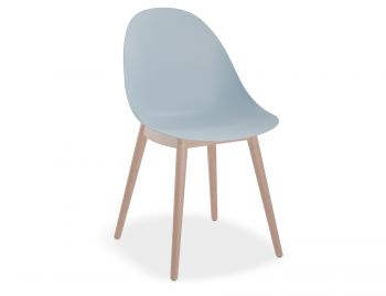 Pebble Chair Pale Blue Shell Seat by Bent Design image