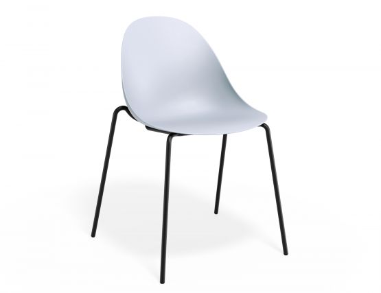 P 1 Pebble Chair Palebluev3seat 4postblack