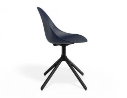 P 3 Pebble Chair Navyseat Swivelbase