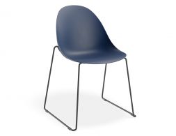 Pebble Rail Chair Navy Plastic MAIN