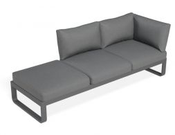 Fino Charcoal Corner Arm