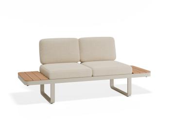 Delmar Config B - Outdoor Modular Sofa in Latte - Husk Cushions by Bent Design image