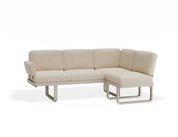 Delmar Config C - Outdoor Modular Sofa in Latte - Husk Cushions by Bent Design image
