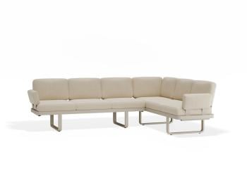 Delmar Config E - Outdoor Modular Sofa in Latte - Husk Cushions by Bent Design image