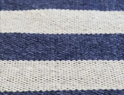 Double Sided Deep Blue Outdoor Rug