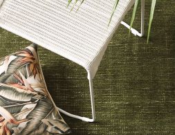 Leaf Green Outdoor Rug