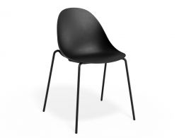 P 1 Pebble Chair Blackseat 4postblack