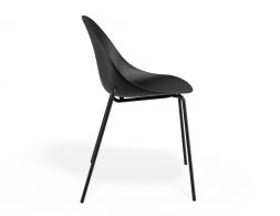 P 3 Pebble Chair Blackseat 4postblack