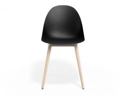 P 4 Pebble Chair Blackseat Beechbase