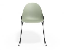 P 4 Pebble Chair Greenseat Sledblack
