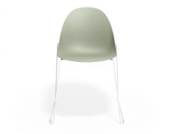 P 4 Pebble Chair Greenseat Sledwhite