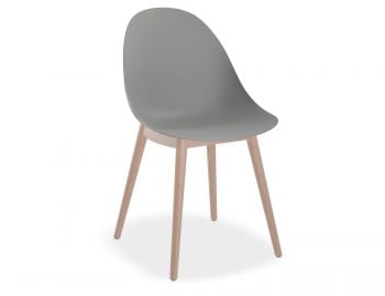 Pebble Chair Grey Shell Seat by Bent Design image