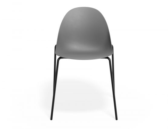 P 4 Pebble Chair Greyseatv2 4postblack