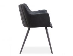 Andorra Armchair Black2