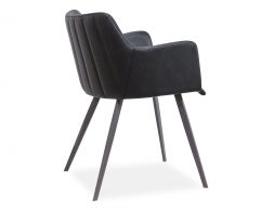 Black Leather Armchair2