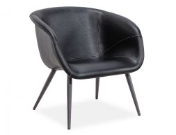 Andorra Lounge Chair Black 22