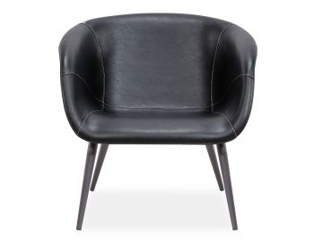 Andorra Tub Lounge Black Chair Vintage Seat by Bent Design image