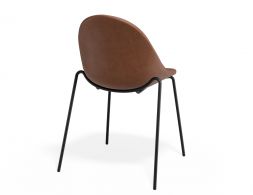 P 2 Pebble Chair Tanpuseat 4postblack