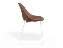 P 3 Pebble Chair Tanpuseat Sledwhite