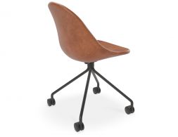 Senchuan Brown Leather Office Chair 2