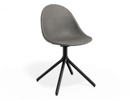 P 1 Pebble Chair Greypuseat Swivelbase
