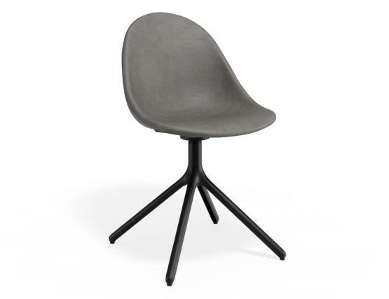 P 1 Pebble Chair Greypuseat Swivelbase