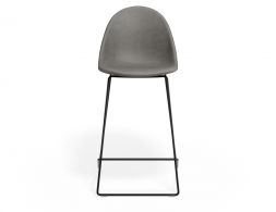P 4 Pebble Kitchenstool Greypuseat Blackframe