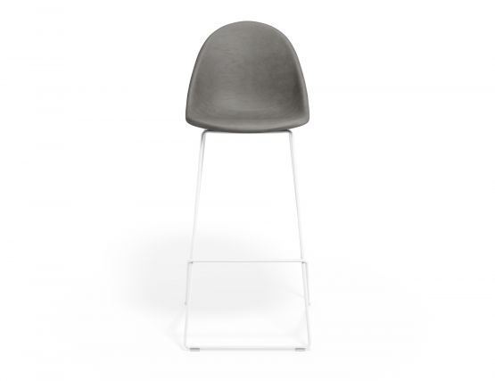 P 4 Pebble Barstool Greypuseat Whiteframe