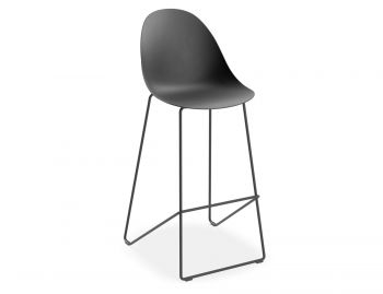 Pebble Stool Black Shell Seat by Bent Design  image