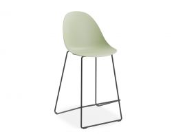 Pebble Kitchen Stool Green 1