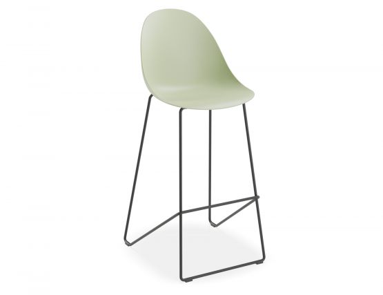 Pebble Bar Stool Green 1