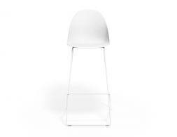 P 4 Pebble Barstool Whiteseat Whiteframe