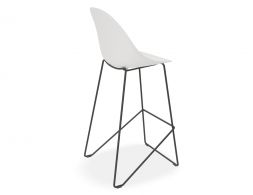 Pebble Bar Stool White 3