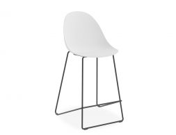 Pebble Kitchen Stool White 1